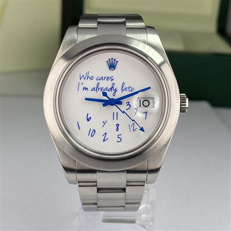 i'm always late rolex|Who Cares I'm Already Late Rolex: A MAD Paris x Colette Collab.